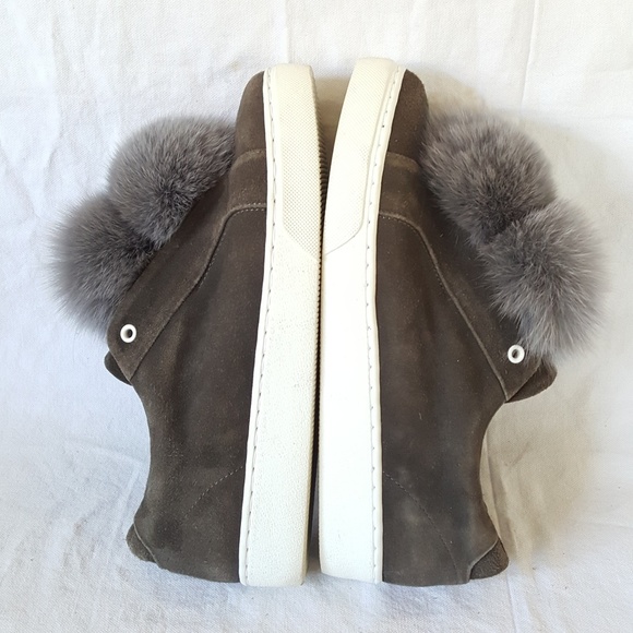 HERE / NOW GRAY SUEDE SNEAKERS WOME'S SIZE 39 - Picture 5 of 8